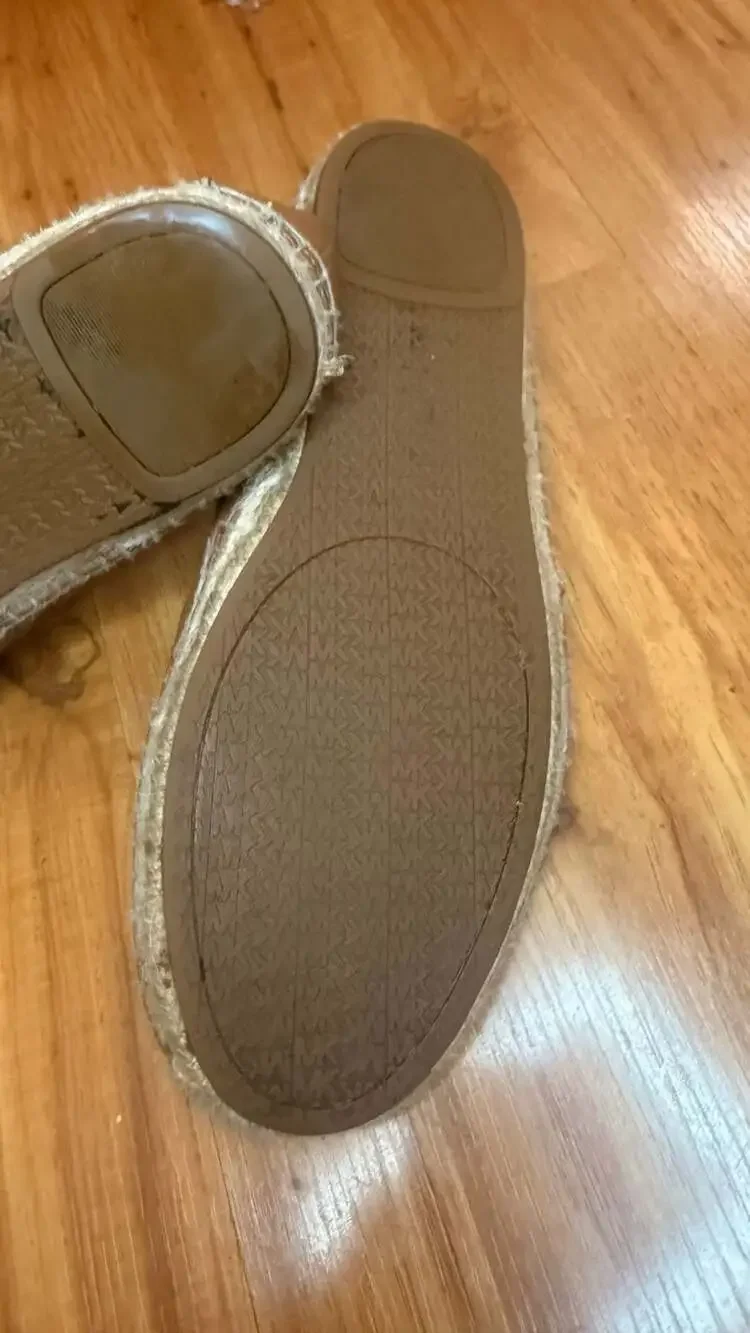 MICHAEL Michael Kors Kendra Daisy Leather Espadrille Flat Shoes